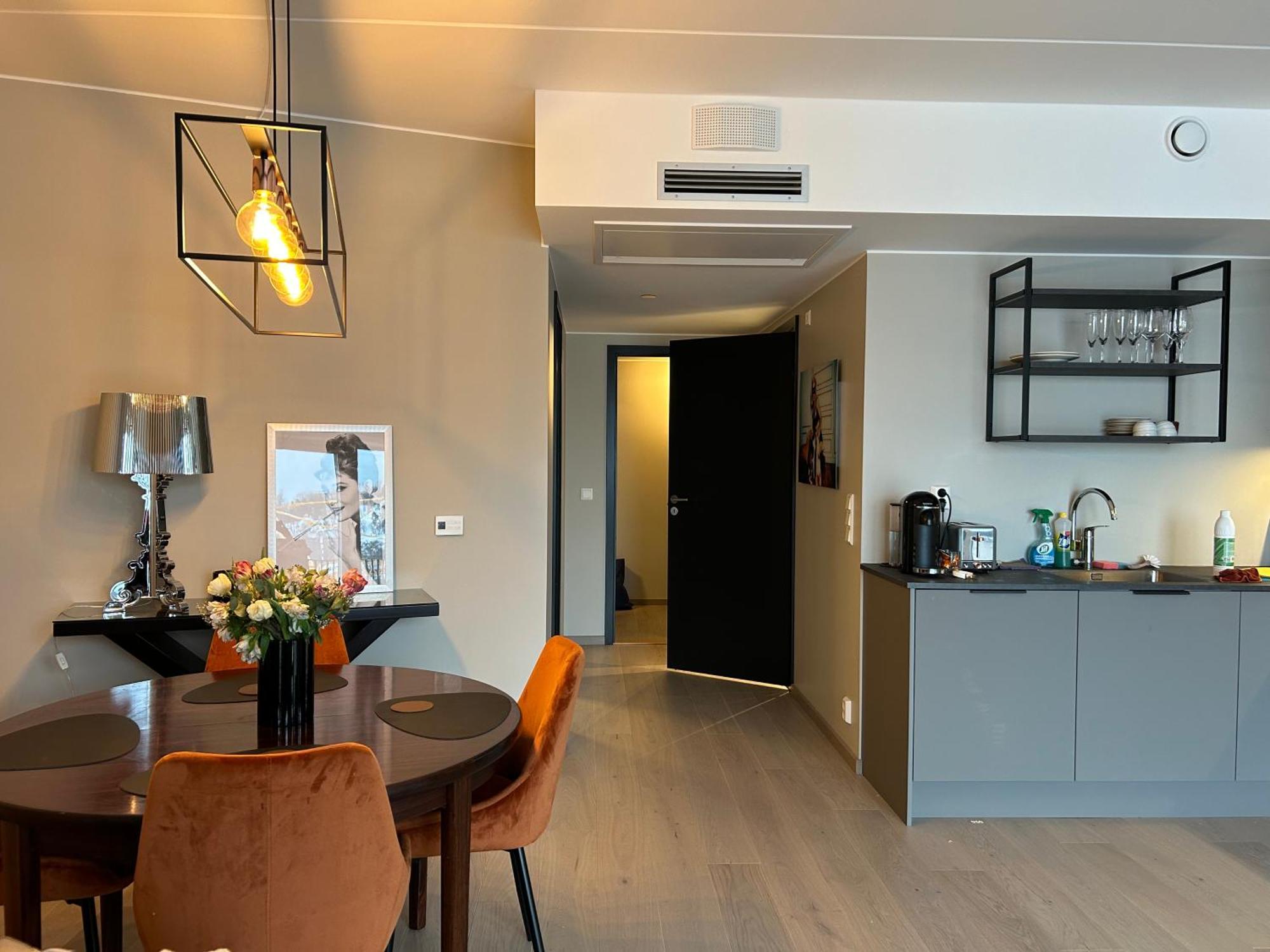 An Elegant And Modern Apartment In Bjorvika Oslo Eksteriør billede